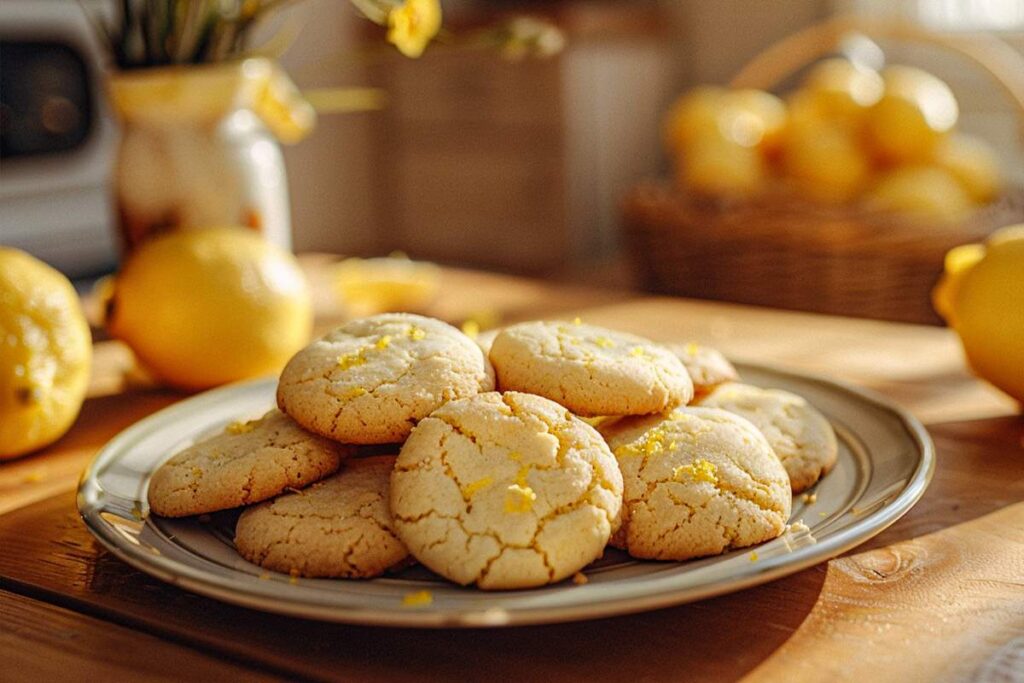 Easy lemon biscuits